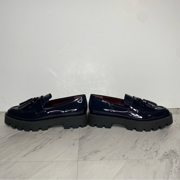 Sarto Franco Sarto Balinna Blue Patent Platform Loafer 7M - Picture 8 of 15